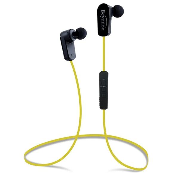 New Beyution H.Fi Wireless Bluetooth V4.1 Headphone Headphones headset Yello - Picture 1 of 7